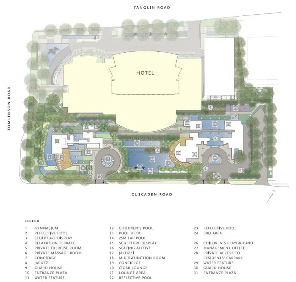 St. Regis Residences Site Plan